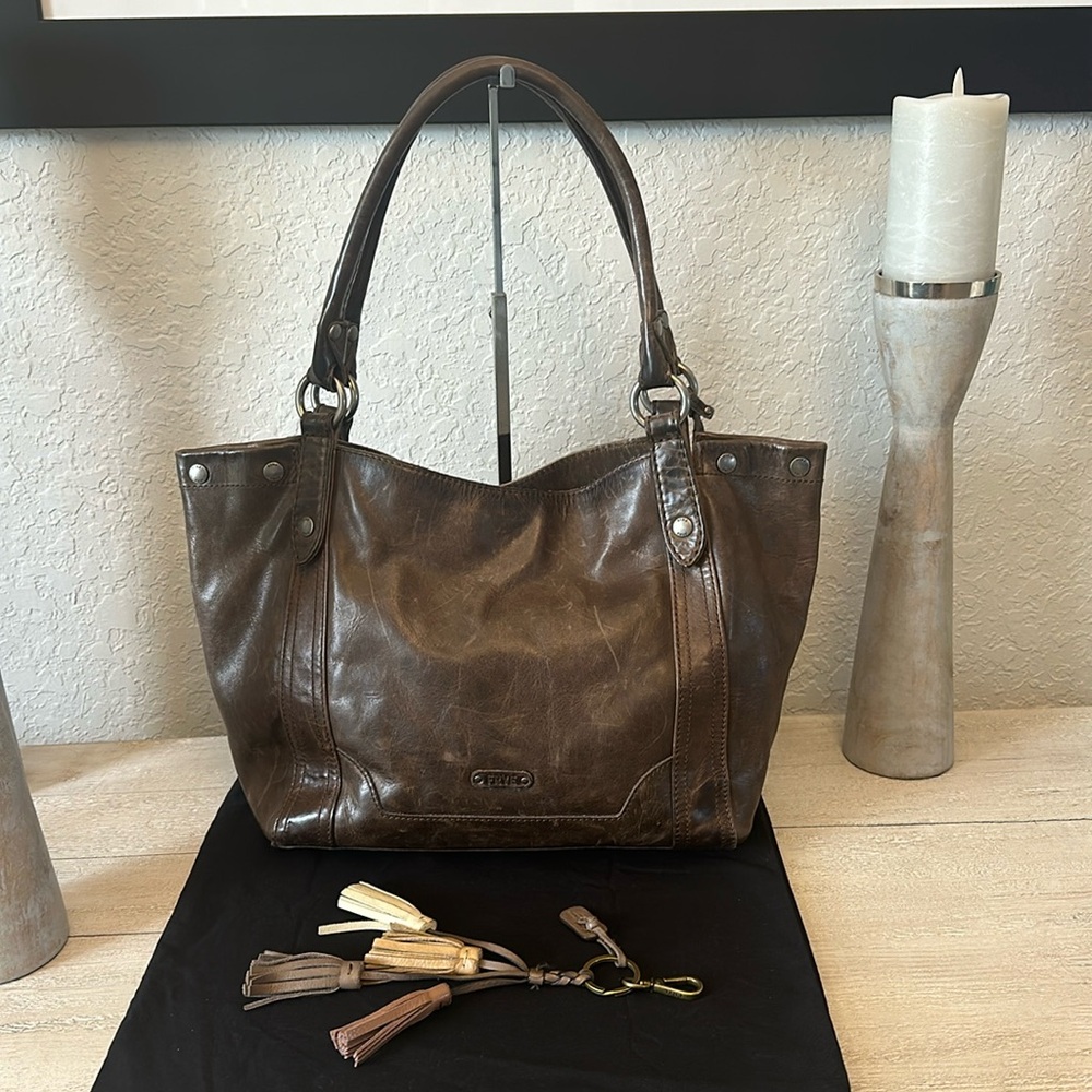 Frye Melissa Shoulder Bag Slate